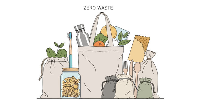 Zero Waste Shopping Bag.