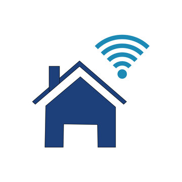smart home automation icon modern