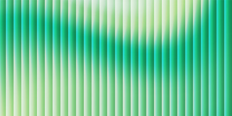 Fototapeta premium Green background with vertical green gradient stripes, smooth light shading, modern minimal pattern. futuristic presentation