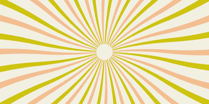 Sunburst or sun burst retro background. Ray stripes. vektor illustration