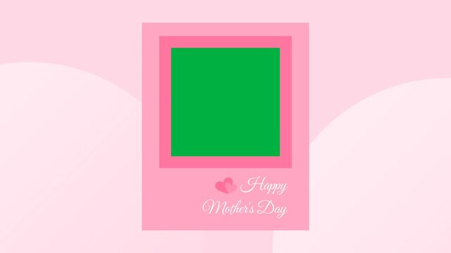 Pink Retro Handheld Gaming Device with Green Screen Mockup.