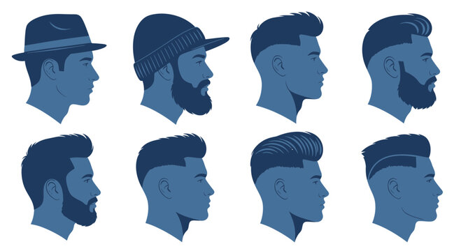 Modern Men Hairstyles and Beard Styles Collection
