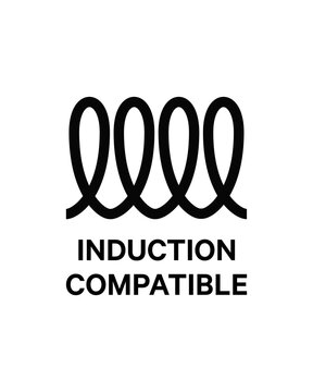 Induction compatible symbol vector SVG