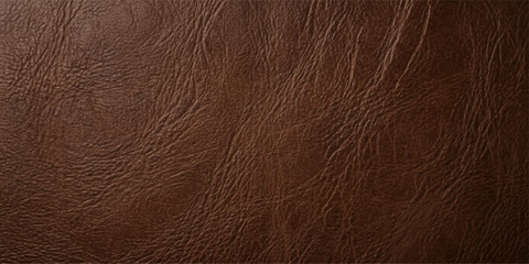 Fototapeta premium A detailed shot of brown leather texture. Emphasizing the natural grain and rugged look, perfect for design and crafting concepts. for background, web, ui, branding, design