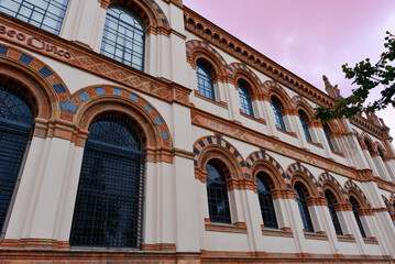 Fototapeta premium Fassade des Museo Civico di Storia Naturale di Milano (Naturhistorisches Museum Mailand)