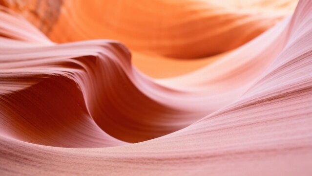 Wavy sandstone rock formations