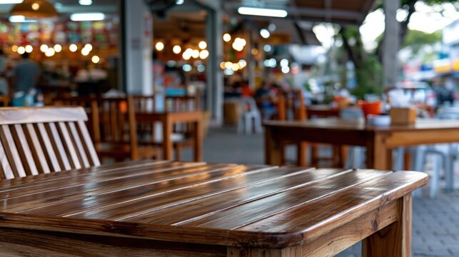 cafe tables and chairs in cafe