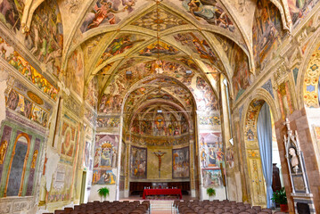 Obraz premium Prachtvoller Innenraum der Chiesa del Santissimo Corpo di Cristo in Brescia (Italien)