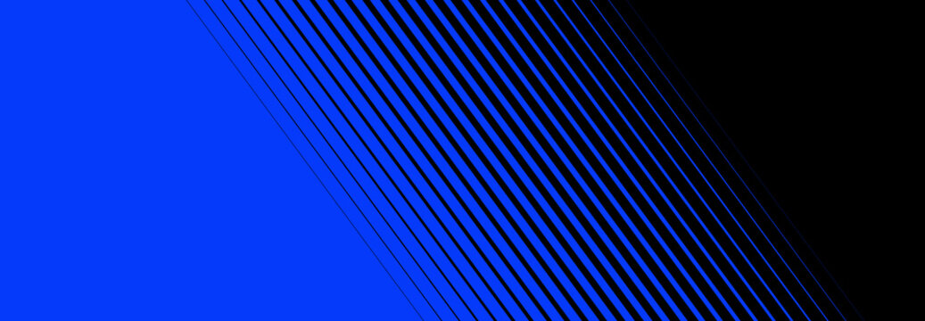 Streifen mit Farb&uuml;bergang blau schwarz - Hintergrund Banner