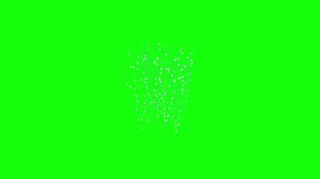 LLM neural mapping displayed over a digital green screen background for illustrating advanced artificial intelligence concepts
