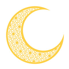 Yellow decorative crescent © JoyImage