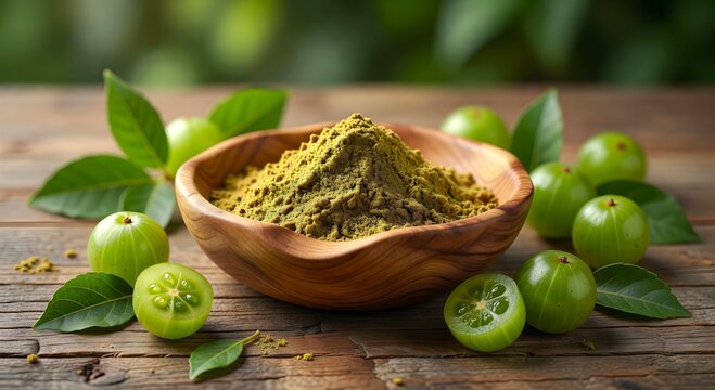  Amla Powder: Natural Ayurvedic Health Boost from Raw Indian Gooseberry for Alternative Medicine and Food herbal and Ayurvedic 