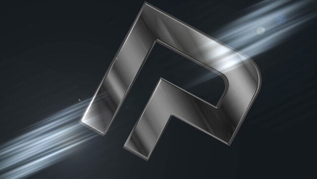 3D Metallic Logo Reveal Animation