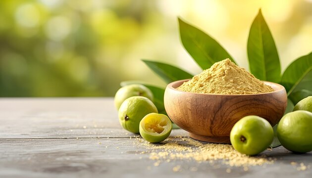  Amla Powder: Natural Ayurvedic Health Boost from Raw Indian Gooseberry for Alternative Medicine and Food herbal and Ayurvedic 