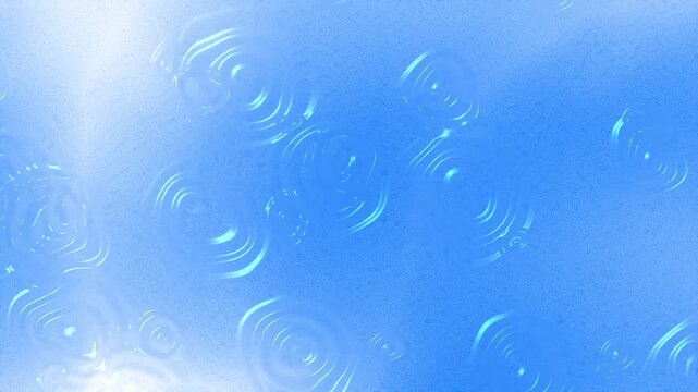 Abstract blue background with transparent water ripple patterns and soft gradient light, creating a fresh calming motion texture for modern digital visual design