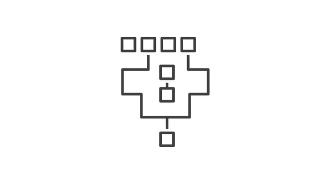 A maze with multiple paths and connections.