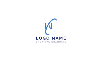 Fototapeta premium Elegant letter w logo concept with dynamic swoosh elements corporate business
