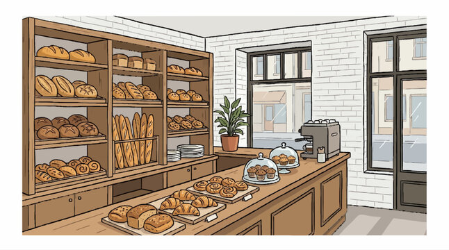 Artisan Bakery Interior