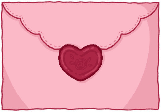 Pink love letter