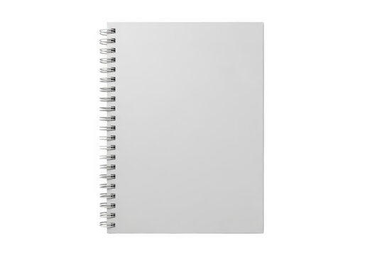 Blank lined notebook with numbered pages ready for writing