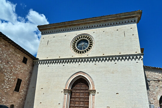 Spello, la Chiesa di Santa Maria di Vallegloria, Umbria, Italia