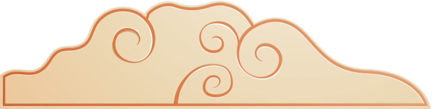Chinese traditional auspicious cloud