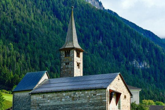 Kirche St. Martin in Zillis (Graub&uuml;nden, Schweiz)