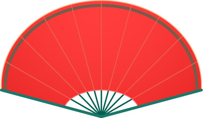 Red Folding Fan © JoyImage