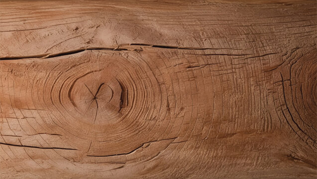 Wooden plank background with natural wood grain, knots. Wooden texture with natural pattern. Wood texture.