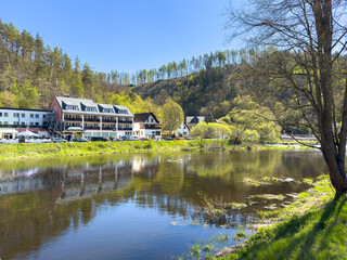Obraz premium View of Ziegenrück in Thuringia