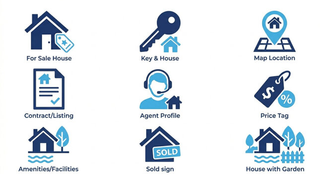Real Estate Agent House Keys.