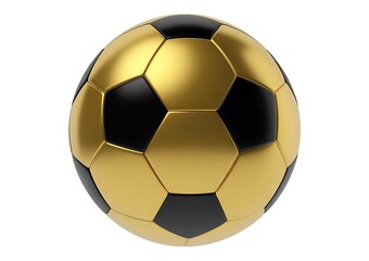 Fototapeta premium Golden soccer ball