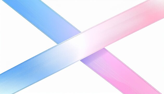minimalist diagonal pastel ribbons crossing abstract gradient background design