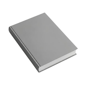 Stack of closed gray notebooks with elastic band
