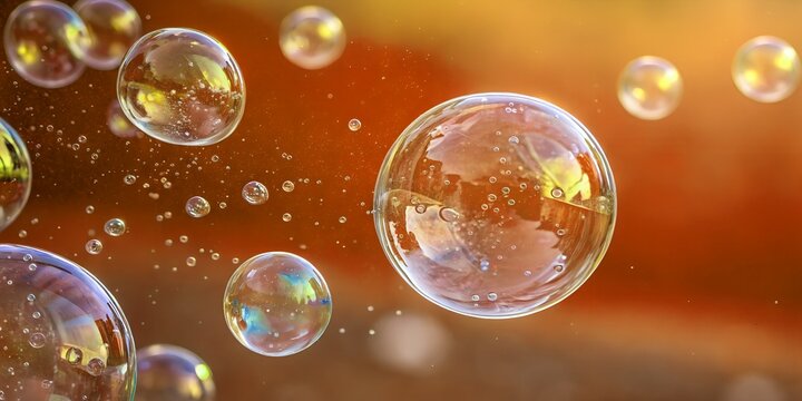 water drops on a red background