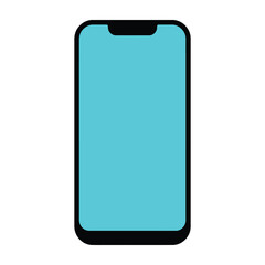 Smartphone device with blank screen © Digi_craft