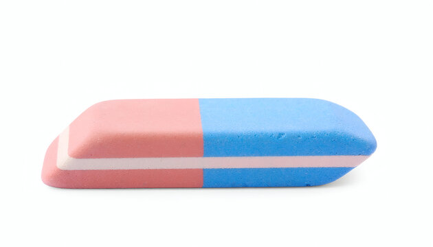 rectangular eraser isolated