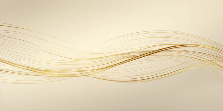 Golden harvest wheat ears and ripe cereal grains drift across an abstract orange background in this natural agriculture vector illustration