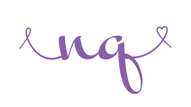 NQ initial wedding monogram calligraphy vector illustration. Hand drawn lettering n and q love logo design for valentines day poster, greeting card
