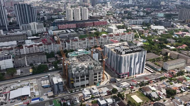 Aerial Drone Video of STT Bangkok 1 Data Center