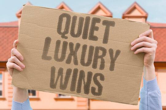 "Quiet Luxury Wins" Understated high-quality fashion without visible logos has become the dominant aesthetic among genuinely affluent consumers. LUXURY. FASHION. LOGO. WEALTH. AESTHETIC.