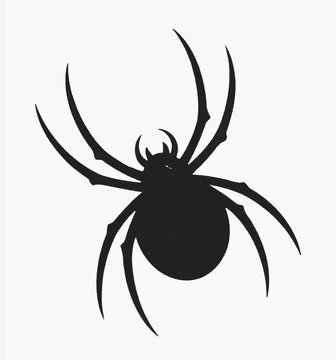 Black Widow Spider Silhouette yfo9szipoq cover