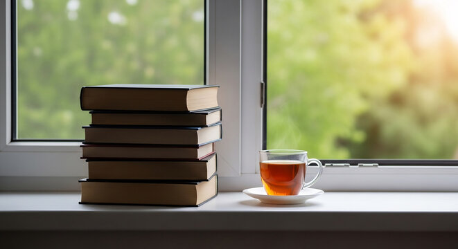 Cozy spring reading corner