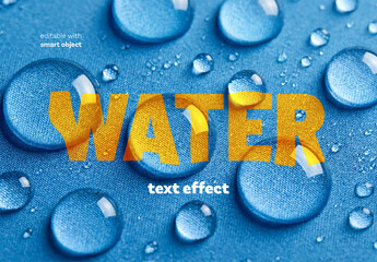 Water Drops Photo Effect