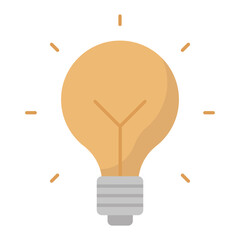  Light Bulb Vector Icon which can easily modify or edit © Design Linker