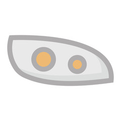 Taillight Vector Icon which can easily modify or edit © Design Linker
