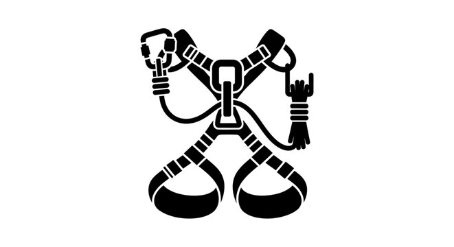 Nautical ropes and hooks crossed.