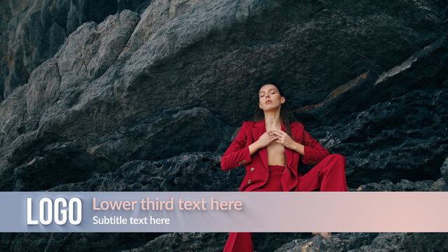 Broadcast Text Shadow Lower Third 2 &ndash; Dynamic Typography Shadow Animation, Titles, Lower Thirds, Logo, Transitions and Promo Elements for TV and Media