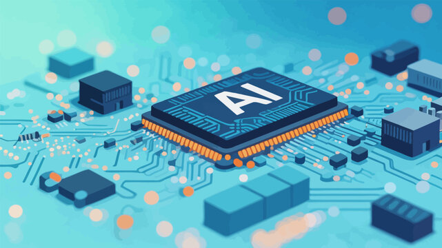 AI Integrated Circuit Chip and Circuit Board Technology Scene