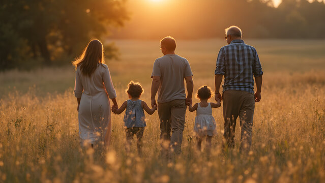Family reunion photography capturing generations. Evolving fashion trends through the years. Cherishing memories in timeless photos. Celebrating heritage and family stories together.